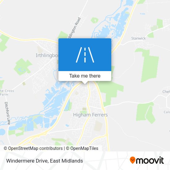 Windermere Drive map