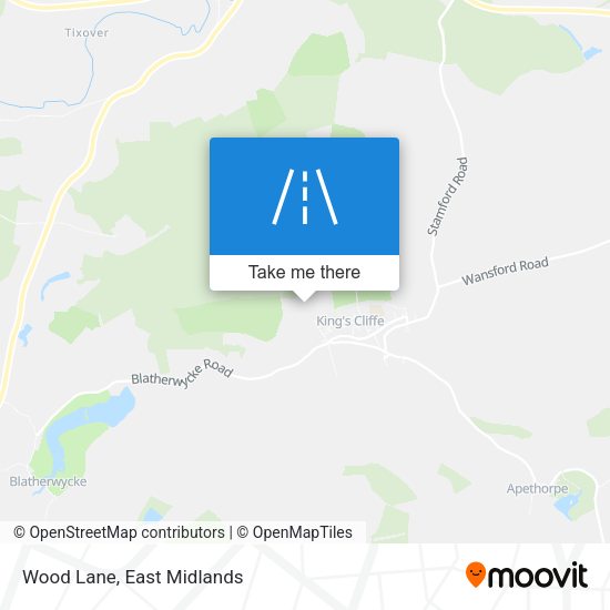 Wood Lane map