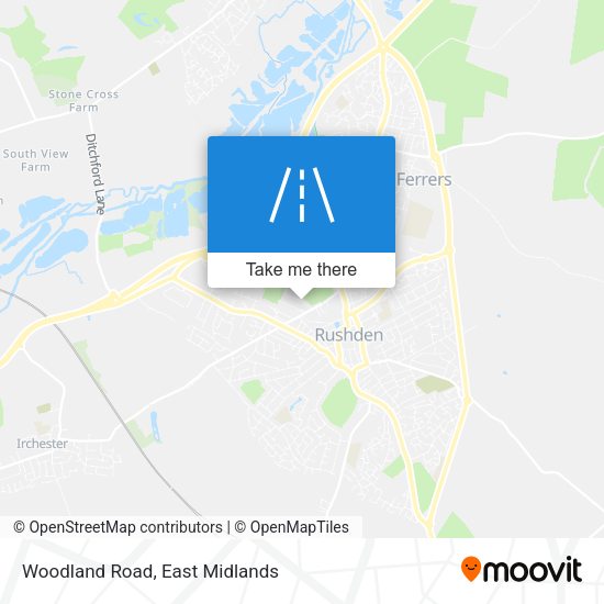 Woodland Road map
