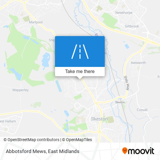 Abbotsford Mews map