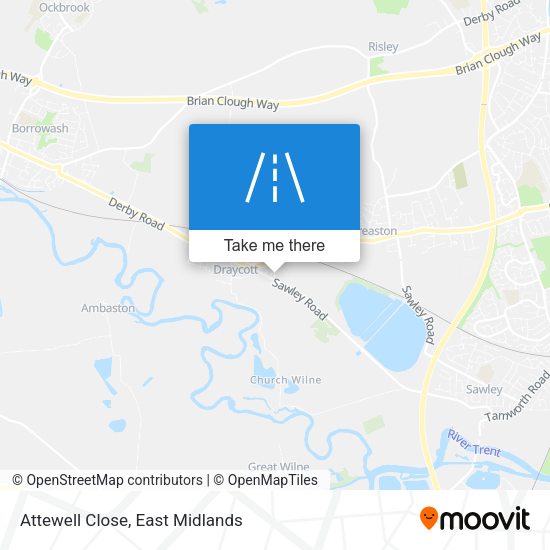 Attewell Close map