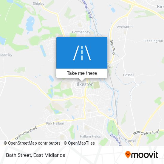 Bath Street map