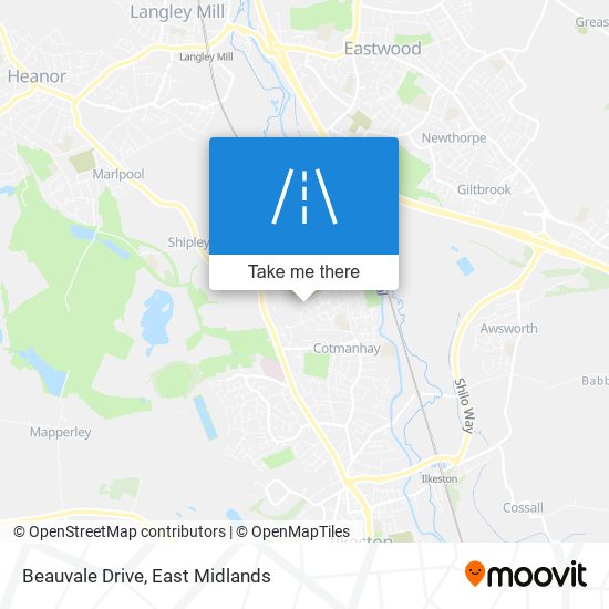 Beauvale Drive map