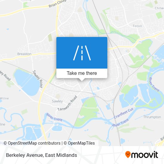 Berkeley Avenue map