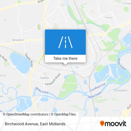 Birchwood Avenue map