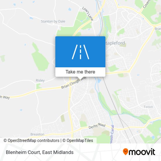 Blenheim Court map