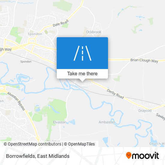 Borrowfields map