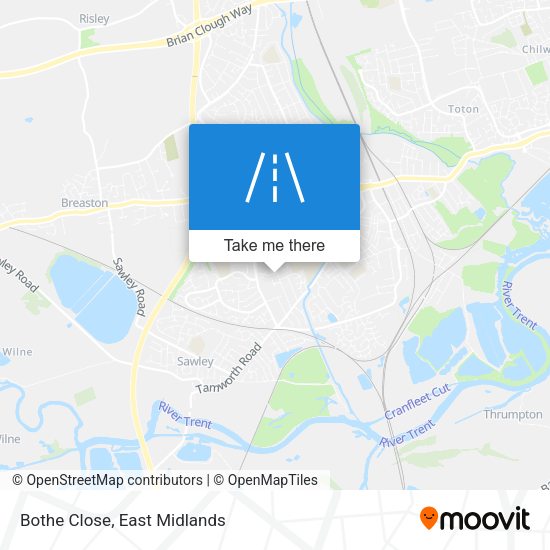 Bothe Close map