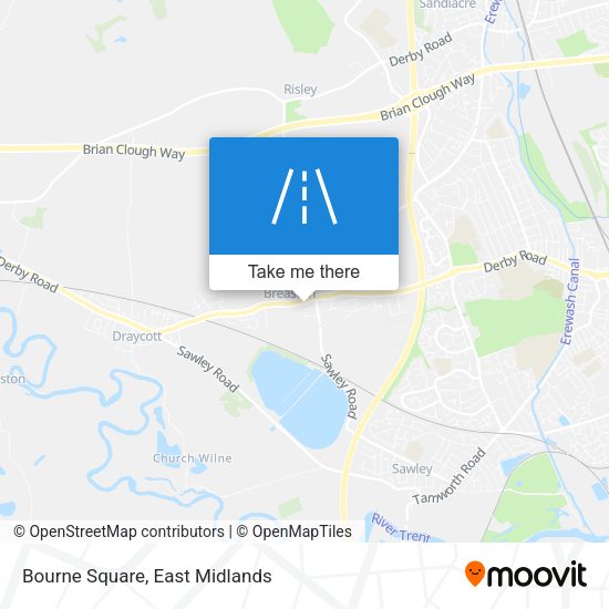 Bourne Square map