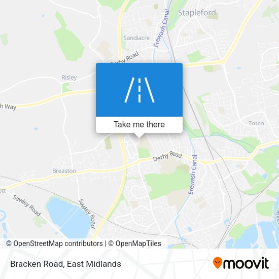 Bracken Road map