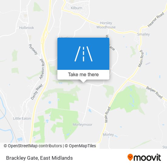 Brackley Gate map