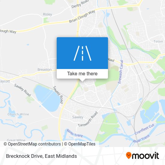 Brecknock Drive map