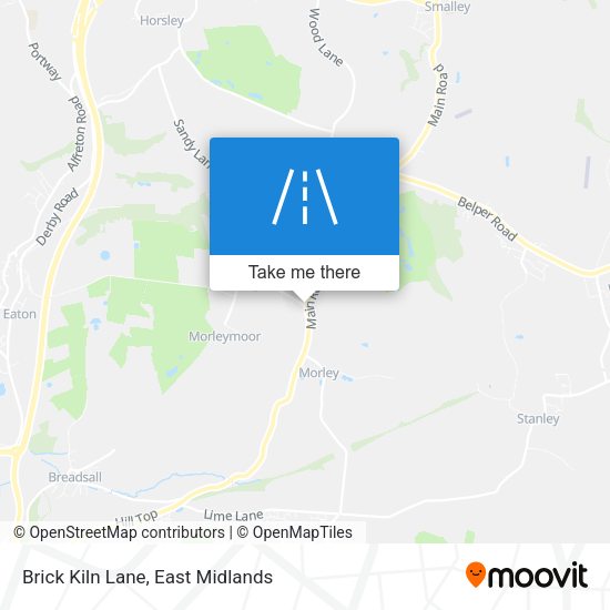 Brick Kiln Lane map