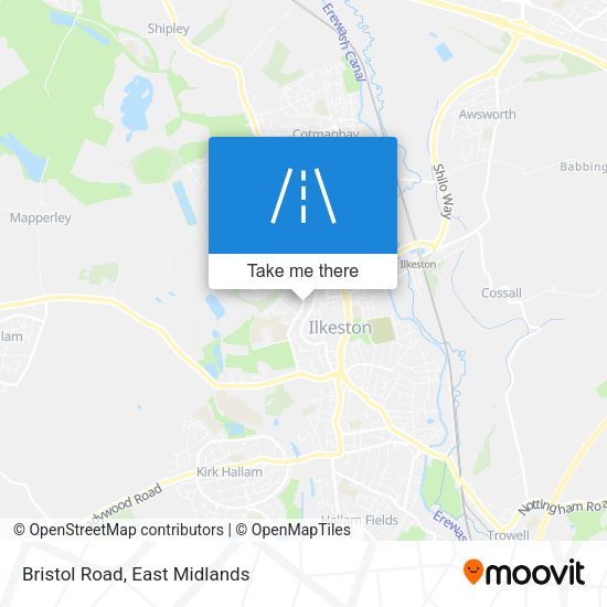 Bristol Road map