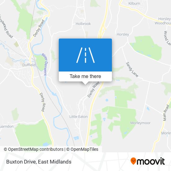 Buxton Drive map