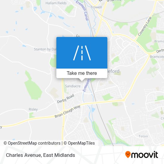 Charles Avenue map