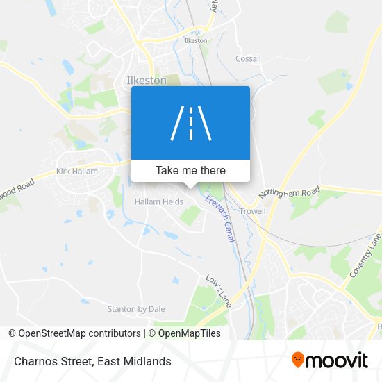 Charnos Street map