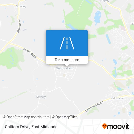 Chiltern Drive map