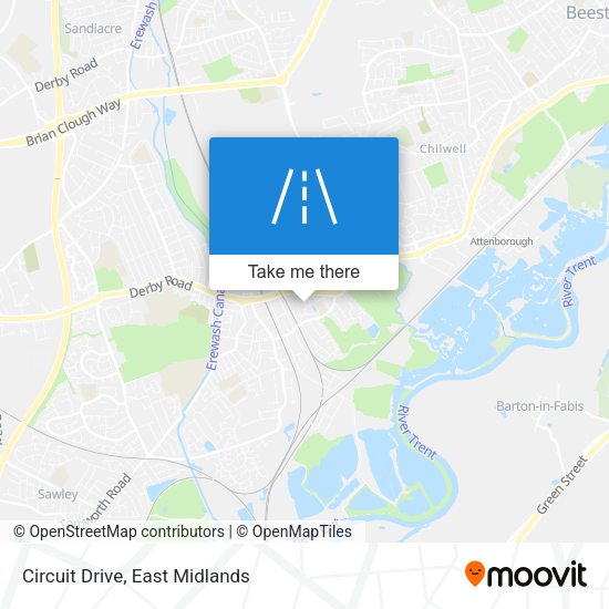 Circuit Drive map