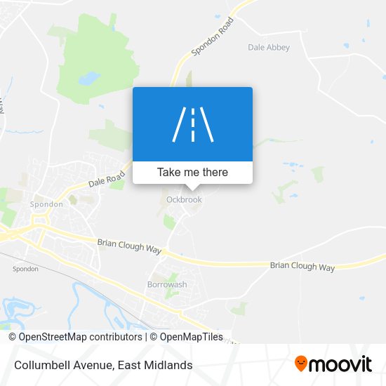 Collumbell Avenue map