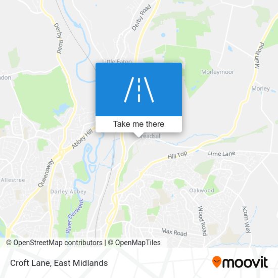 Croft Lane map