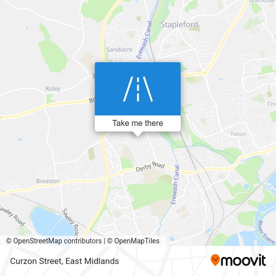 Curzon Street map