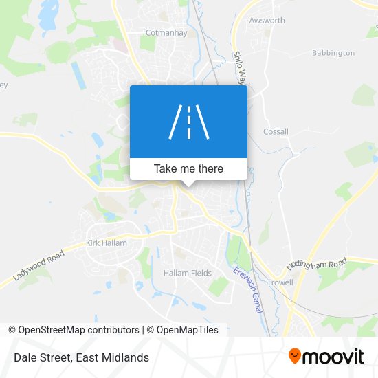 Dale Street map