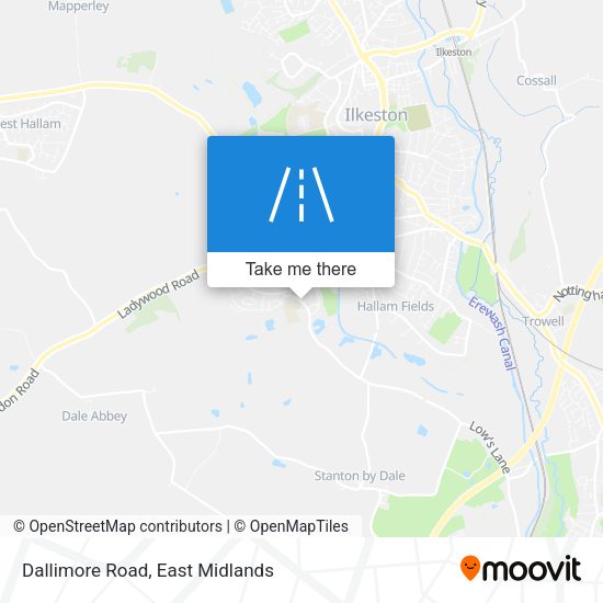Dallimore Road map