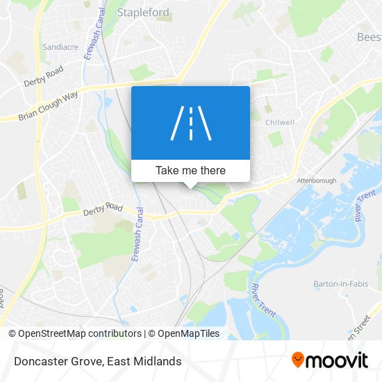 Doncaster Grove map