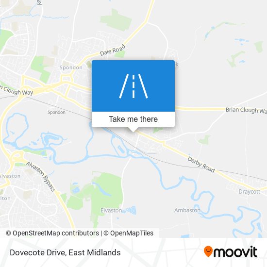 Dovecote Drive map