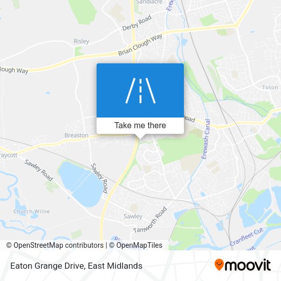Eaton Grange Drive map