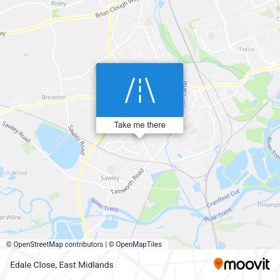 Edale Close map