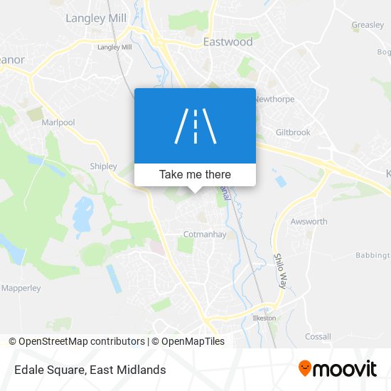 Edale Square map