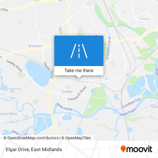 Elgar Drive map