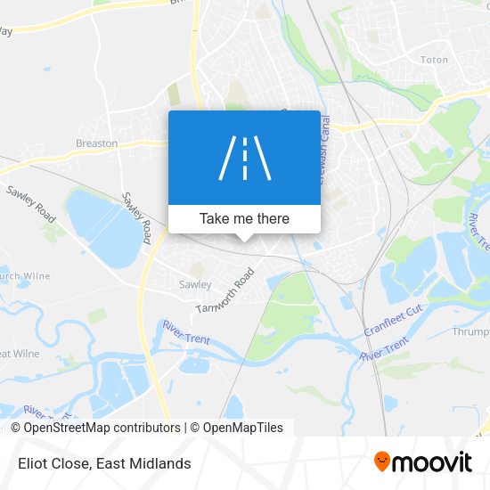 Eliot Close map