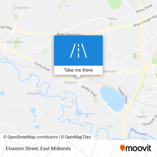Elvaston Street map