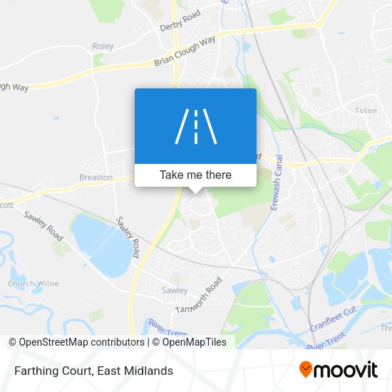 Farthing Court map