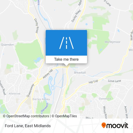 Ford Lane map