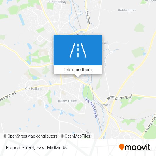 French Street map