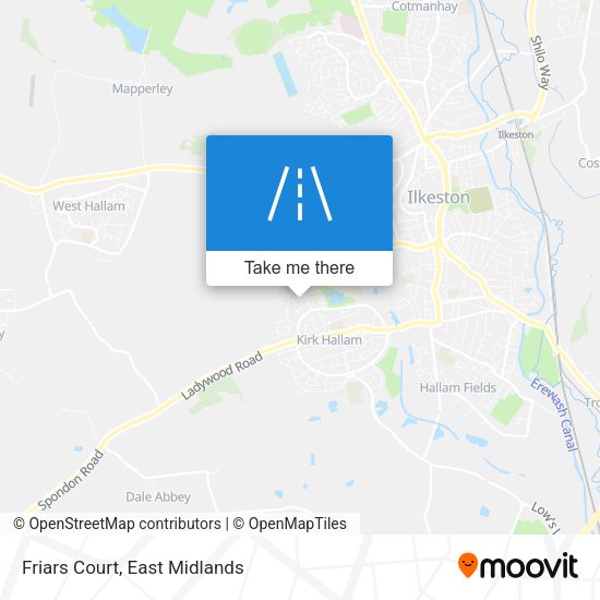 Friars Court map
