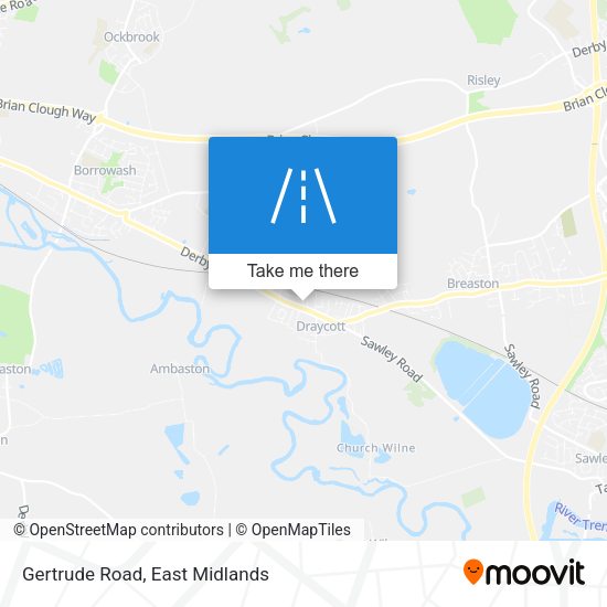 Gertrude Road map