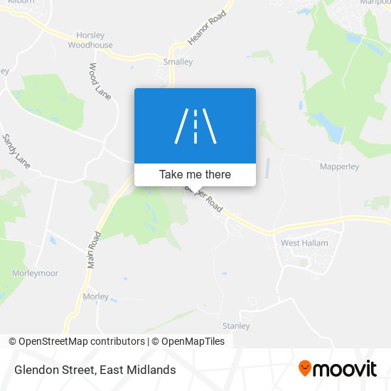 Glendon Street map
