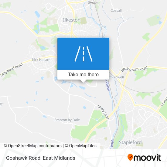 Goshawk Road map