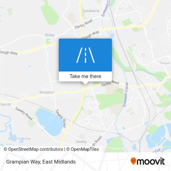 Grampian Way map