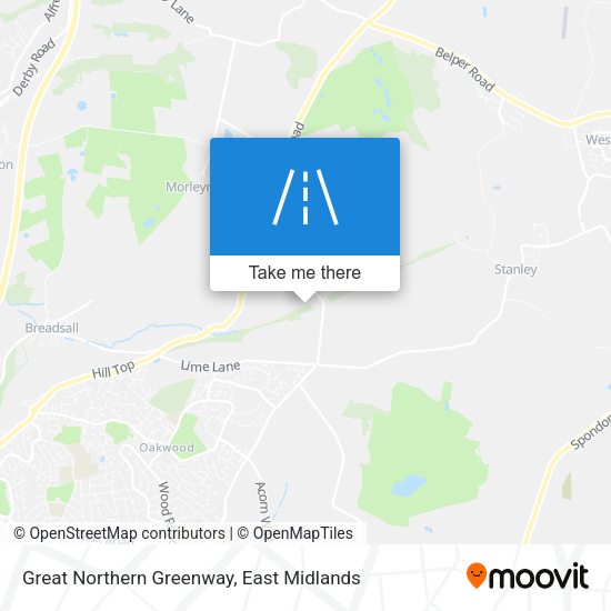 Great Northern Greenway map