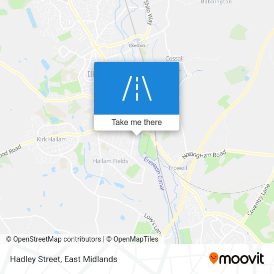 Hadley Street map