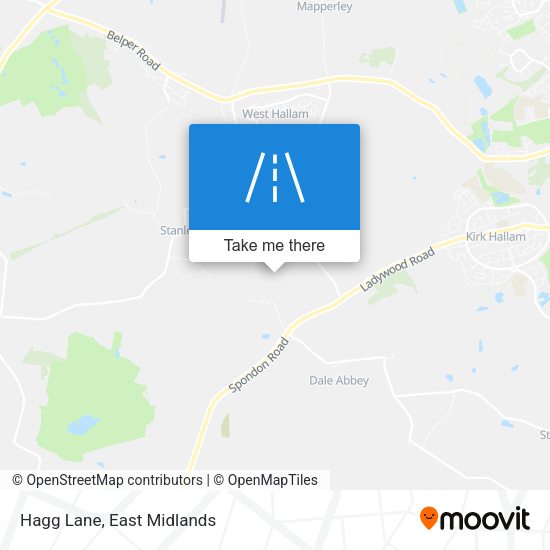Hagg Lane map