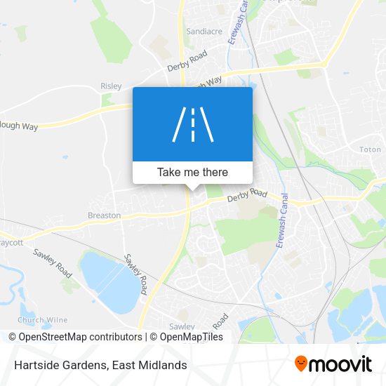 Hartside Gardens map