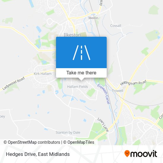 Hedges Drive map
