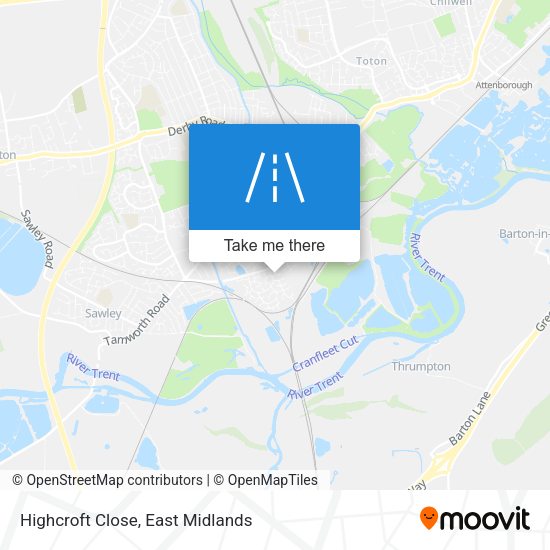Highcroft Close map